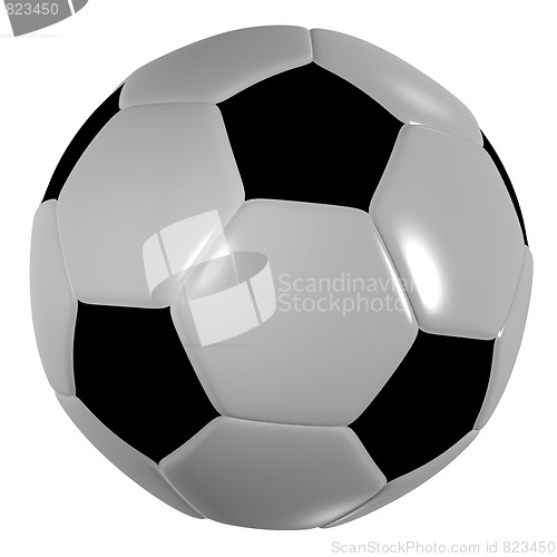 Image of football traditional black