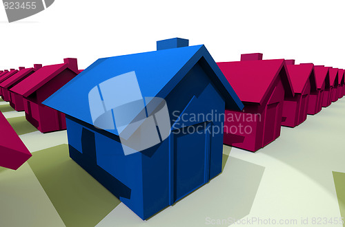 Image of view of cartoon house