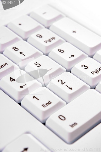 Image of White keyboard