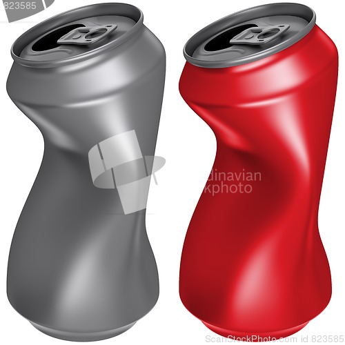 Image of Drink can deformed