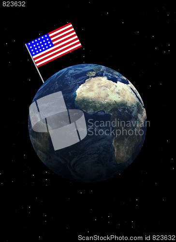 Image of America rules the world