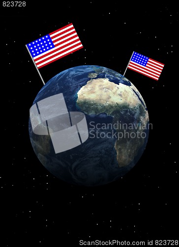 Image of America rules the world
