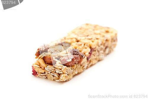 Image of Granola Bar Isolated on White