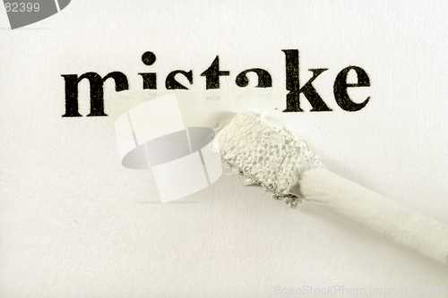 Image of hiding mistakes