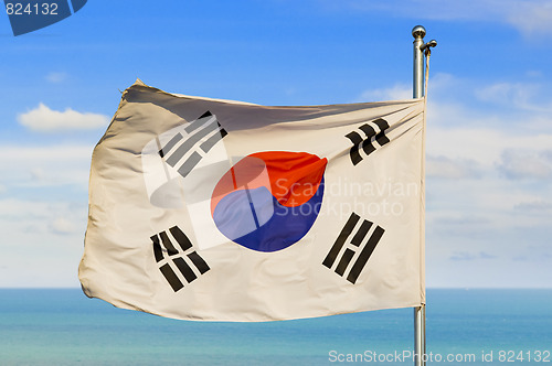 Image of south korean flag