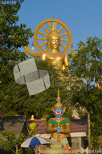 Image of big buddha on samui island, thailand