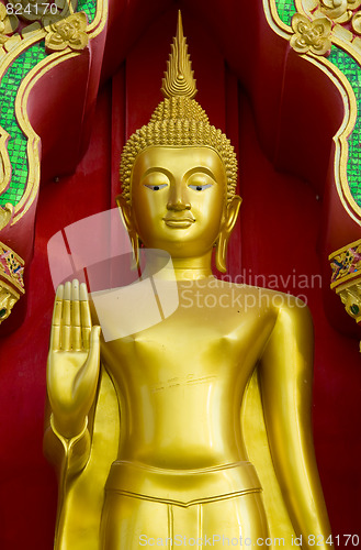 Image of golden buddha on samui islands, thailand
