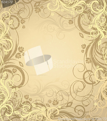 Image of Vector floral background