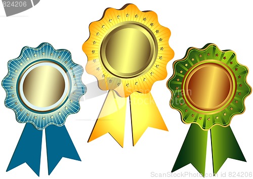 Image of Gold, Silver And Bronze Awards