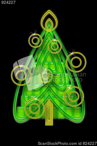 Image of Abstract Christmas Tree