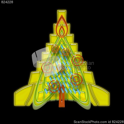 Image of Abstract Xmas Tree