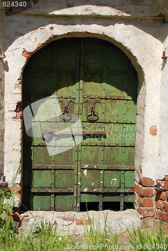 Image of Ancient Church Locked Gate
