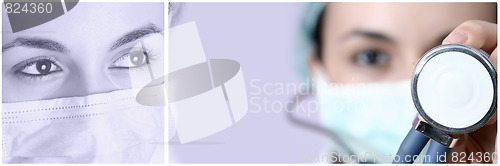 Image of Doctor with stethoscope