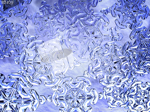 Image of Snowflakes background