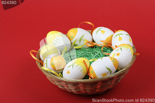 Image of Painted easter eggs 