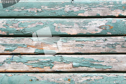Image of Old wooden texture with peeling paint