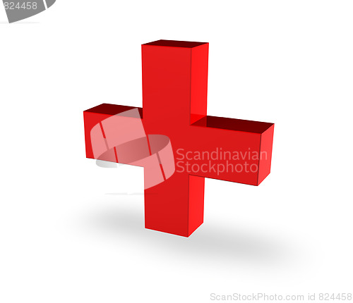 Image of Standing Red Cross