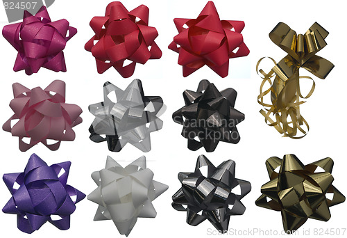 Image of Set of of gift bows