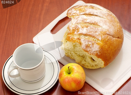 Image of delicious fresh bread 