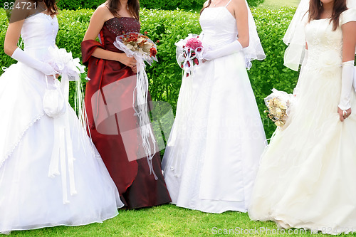 Image of four brides 