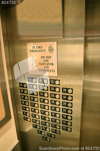 Image of Elevator buttons