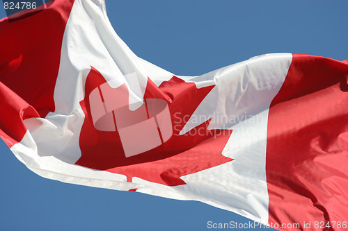 Image of Waving flag of Canada