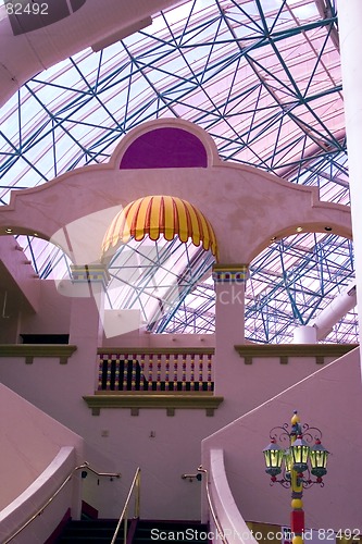 Image of Staircase and the Foyer inside the Dome