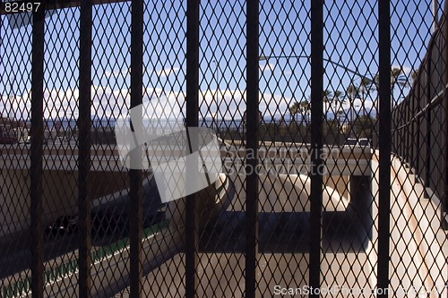 Image of Highway Behind the Fences in Las Vegas