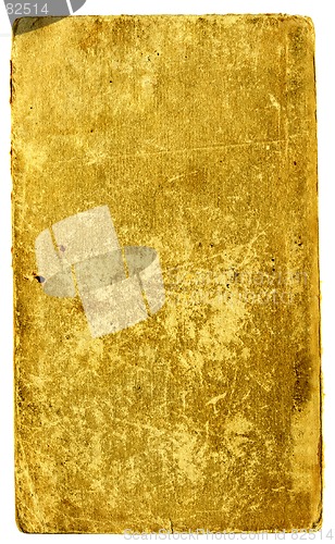 Image of Old tattered textured paper. Over white
