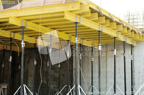 Image of concrete form at construction site