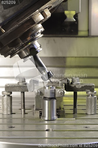 Image of milling the metal blank