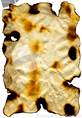 Image of Grunge paper with scorched edges