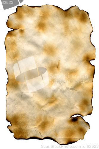 Image of Grunge paper with scorched edges.