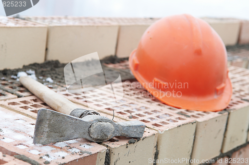 Image of construction equipment for bricklayer