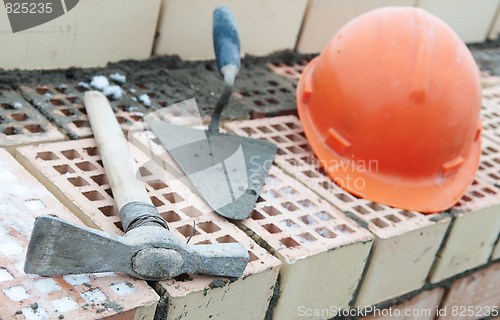 Image of construction equipment for bricklayer