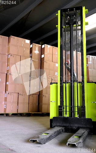 Image of stacker in warehouse