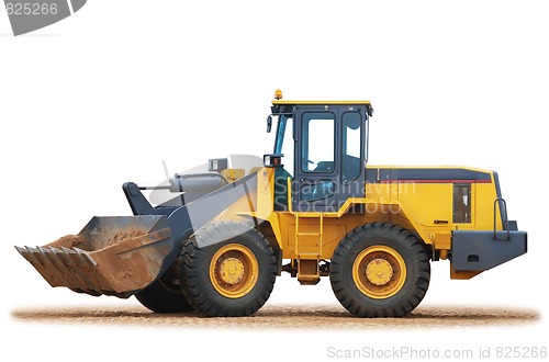 Image of wheel loader bulldozer