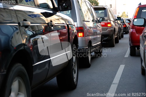 Image of Traffic during the rush hour