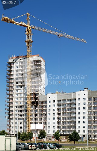 Image of Single tower column crane loader