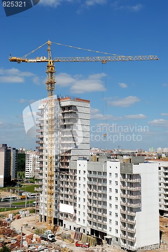 Image of tower column crane