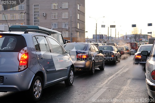 Image of Traffic during the rush hour