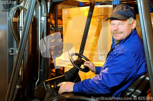 Image of loader worker at warehouse