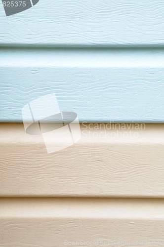 Image of vinyl siding material for cladding