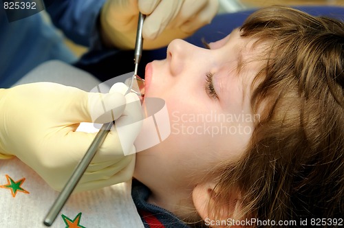 Image of at a dentist examination
