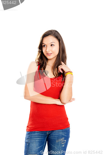 Image of Young teenage girl