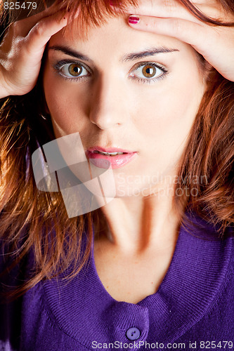 Image of Worried woman