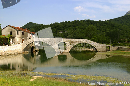 Image of stone bridge in montenegro