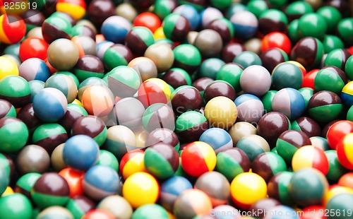 Image of Paintball bullet multicolored balls