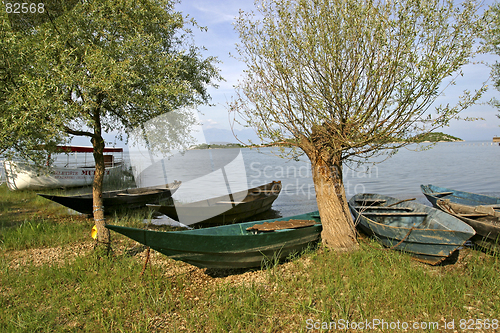 Image of traditional fishing boats