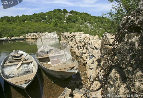 Image of traditional fishing boats